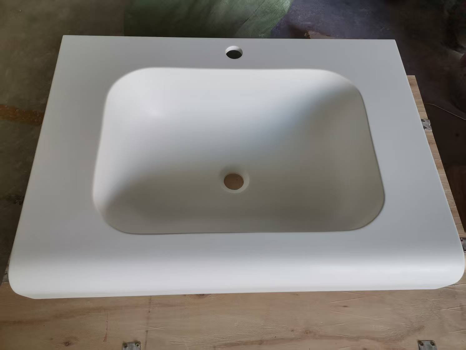 CUSTOMIZED INTEGRATED WASHBASIN BATHROOM FIXTURES