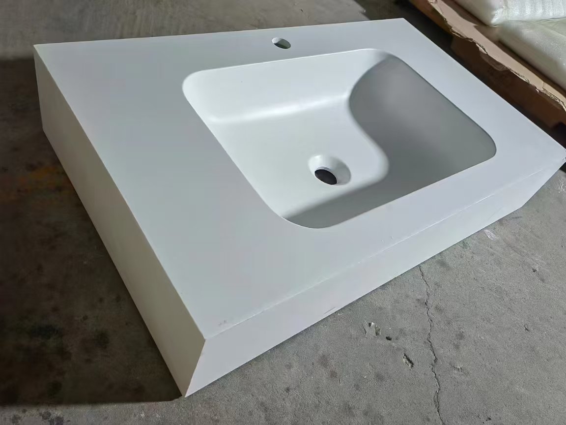 CUSTOMIZED INTEGRATED WASHBASIN BATHROOM FIXTURES