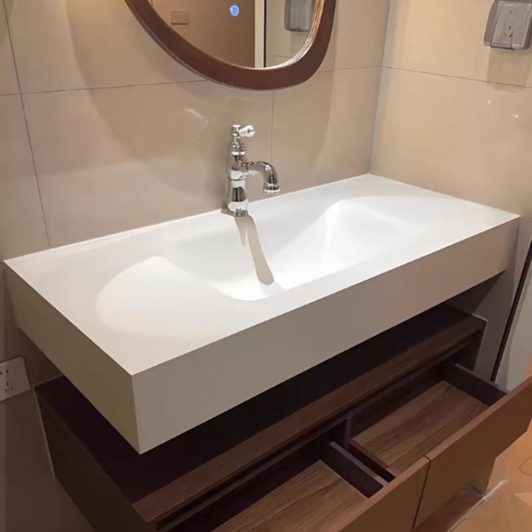 CUSTOM-MADE HOT-PRESSED BENT WASHBASINS