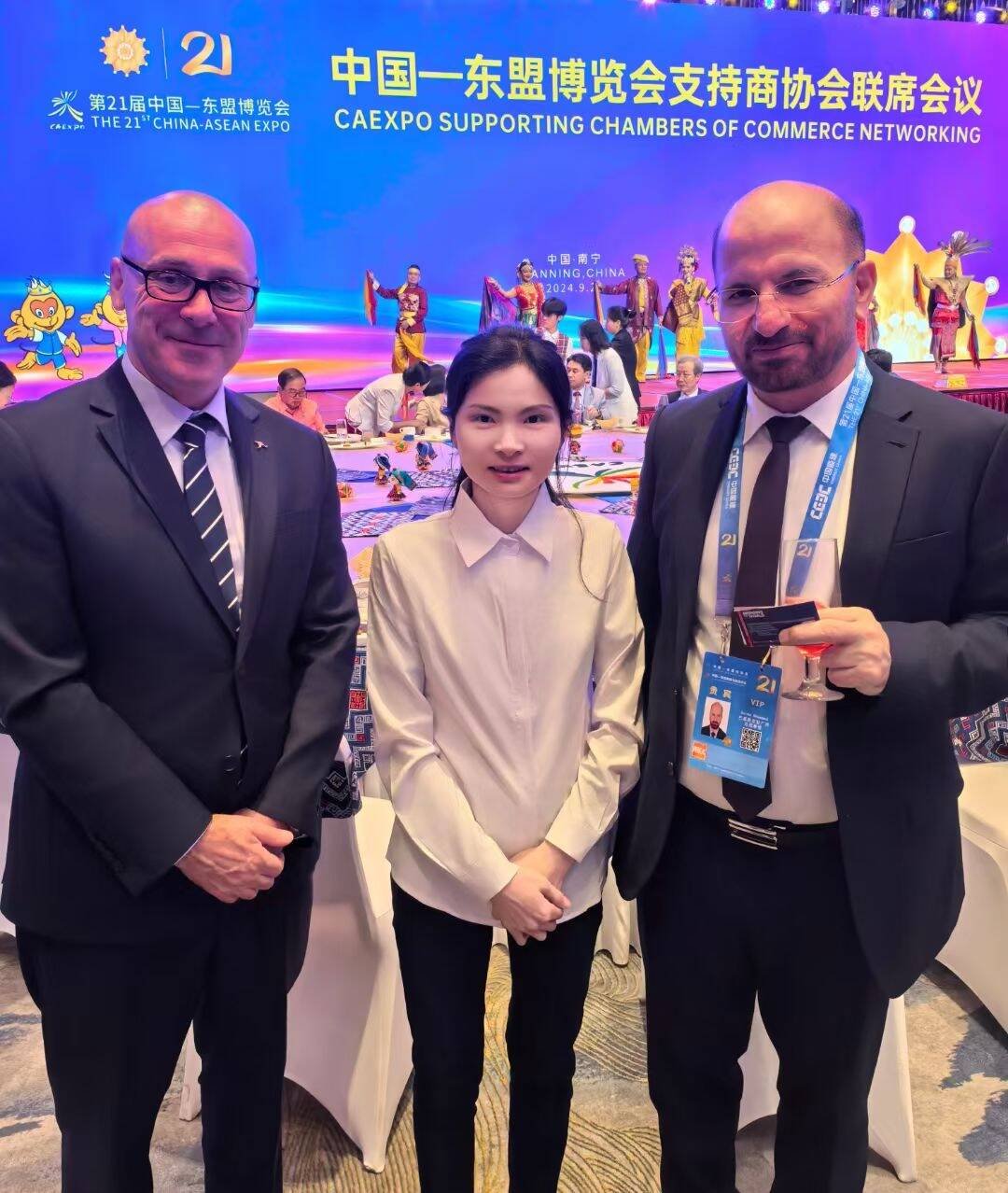 Luo Qing Attends 21st China-ASEAN Expo for Business Networking